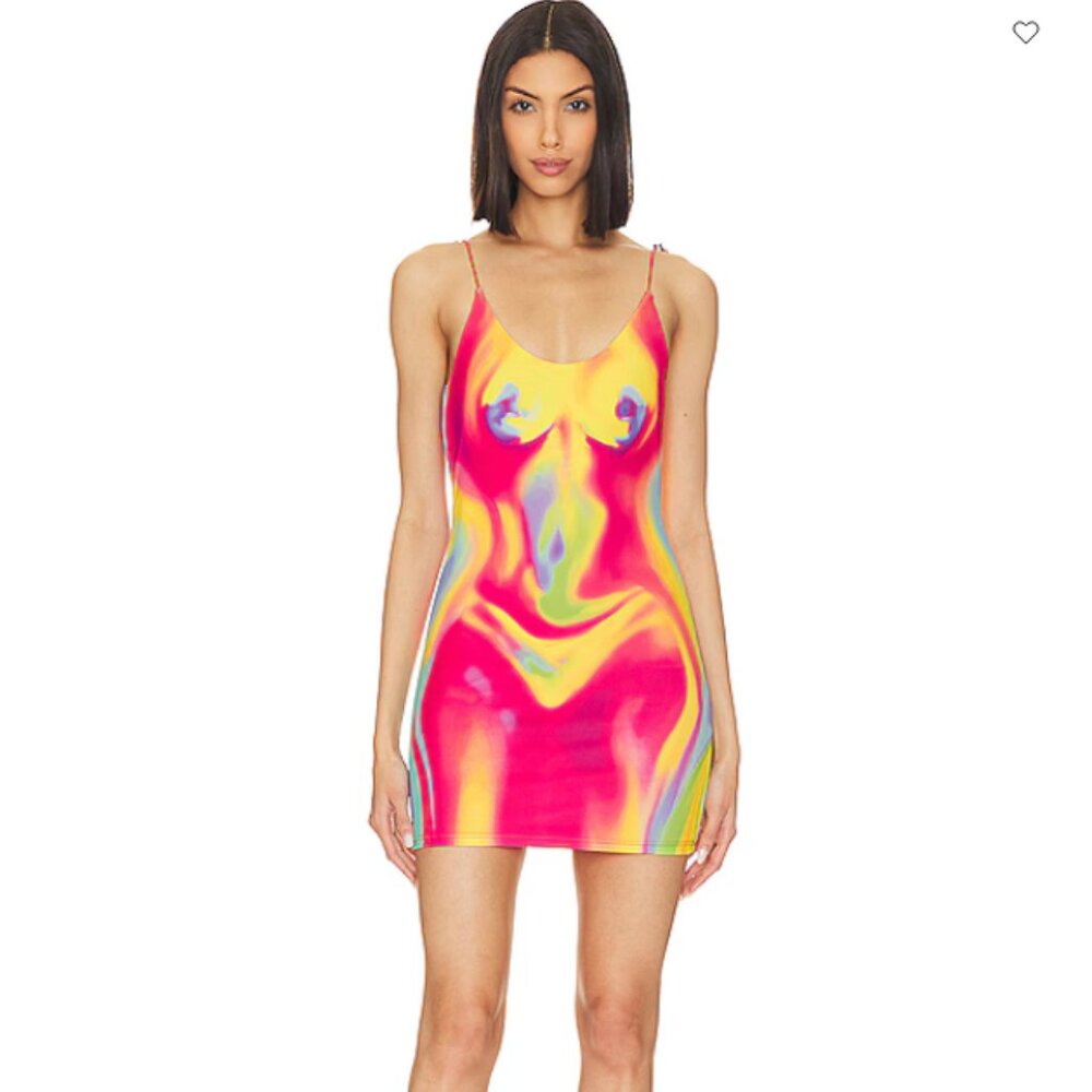 Pola Mini Dress h:ours brand: Multi-color mini dress